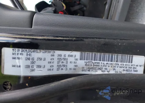 2002 Jeep Grand Cherokee Laredo from USA, damaged, VIN 1J4GW48S22C134627